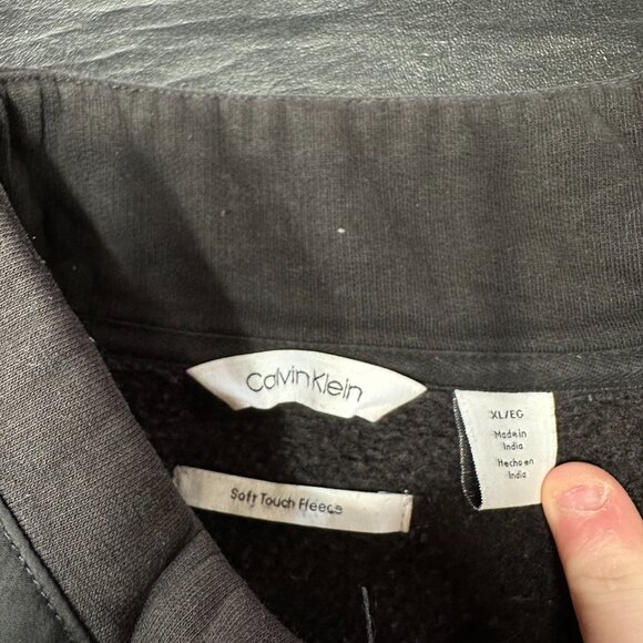 Men's Calvin Klein Soft-Touch Fleece Jacket - Picture 3 of 3